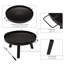 Bulle Round Steel Wood Burning Smokeless Fire Pit