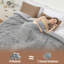 Couverture d'édredon chauffante avec contrôleur ACL sans fil, courtepointe électrique à chauffage rapide capitonné, 6 niveaux de chaleur et 2 à 10 heures, certifiée UL-119088667-119088665