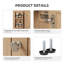 Meuble-lavabo double 60 po en bois avec plateau en pierre reconstituée, armoires et tiroirs à fermeture en douceur-984987684