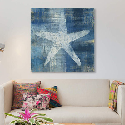 Batik Seas II par Studio Mousseau - impression sur toile tendue