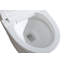 Toilette ronde intelligente en blanc brillant