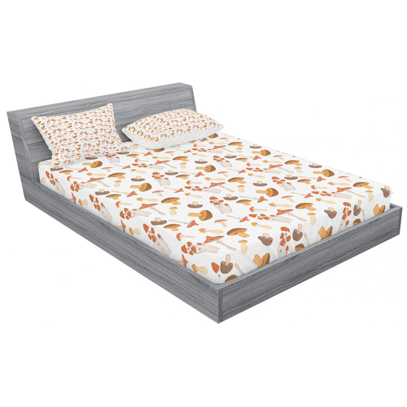 Microfiber Sheet Set, Queen Sheet Set with Fitted Sheet