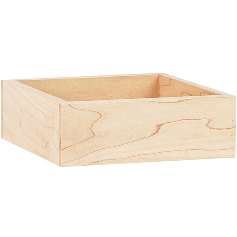 Boîte de marchandisage Phillip Blonde, H 1,9 po x l 5,7 po x P 5,7 po, Brun