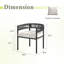 Chaises de salle à manger d'extérieur 2 pièces-808101595