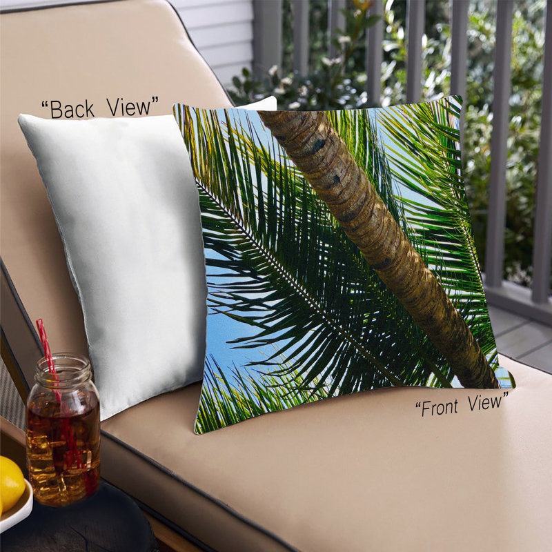 Coussin Plants Palm Tree 35, Microsuède