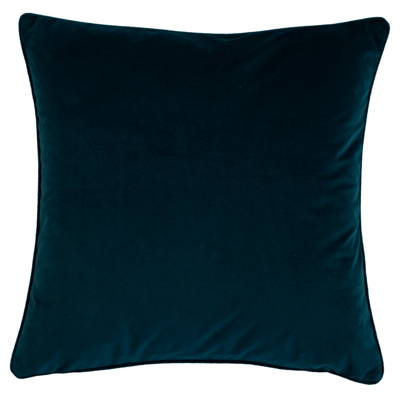 Ivanna Square Cushion Cover, Petrol