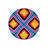 Multicolored Abstract Shapes Patterned Woven Base Decorative Carpet-1039476945