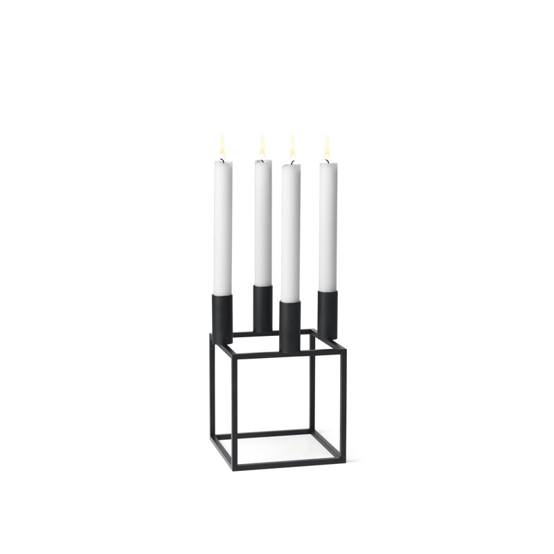 Kubus Candelabra, Black