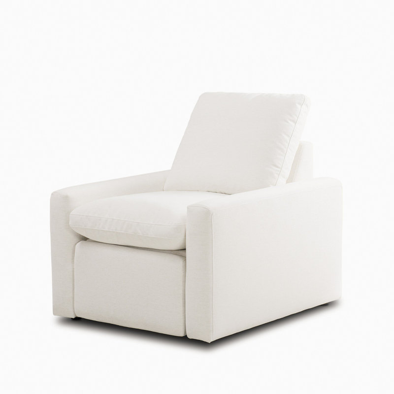 Tillery Recliner, Polyester Blend, Crypton Nomad Snow