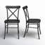 Chaise d'appoint en métal Barlow (ensemble de 2)