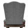 Marthasville Swivel Upholstered Counter Stool