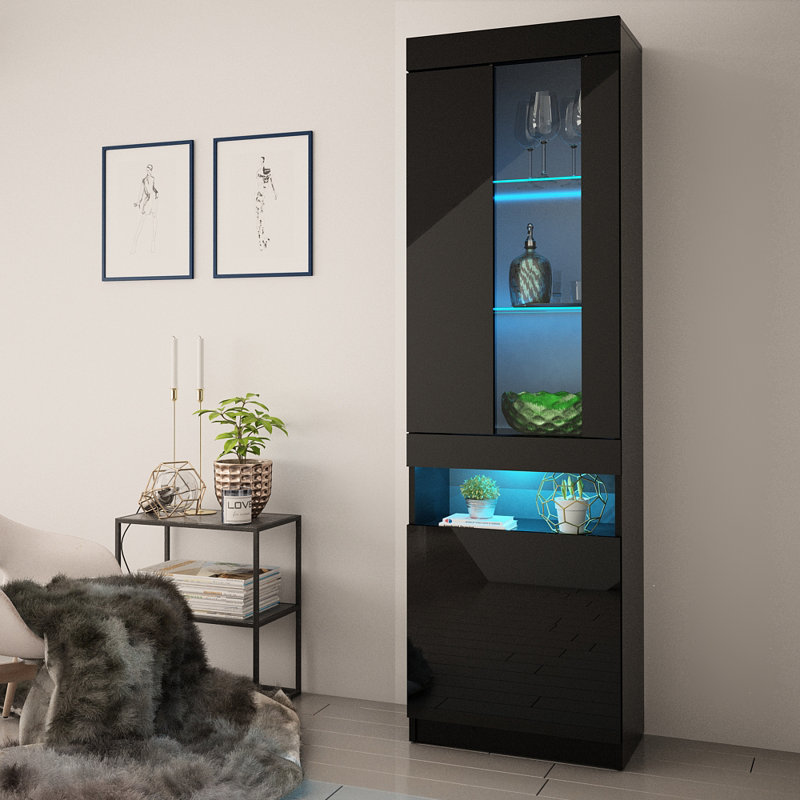 Camberlynn Bookcase Storage Bookcase, Black