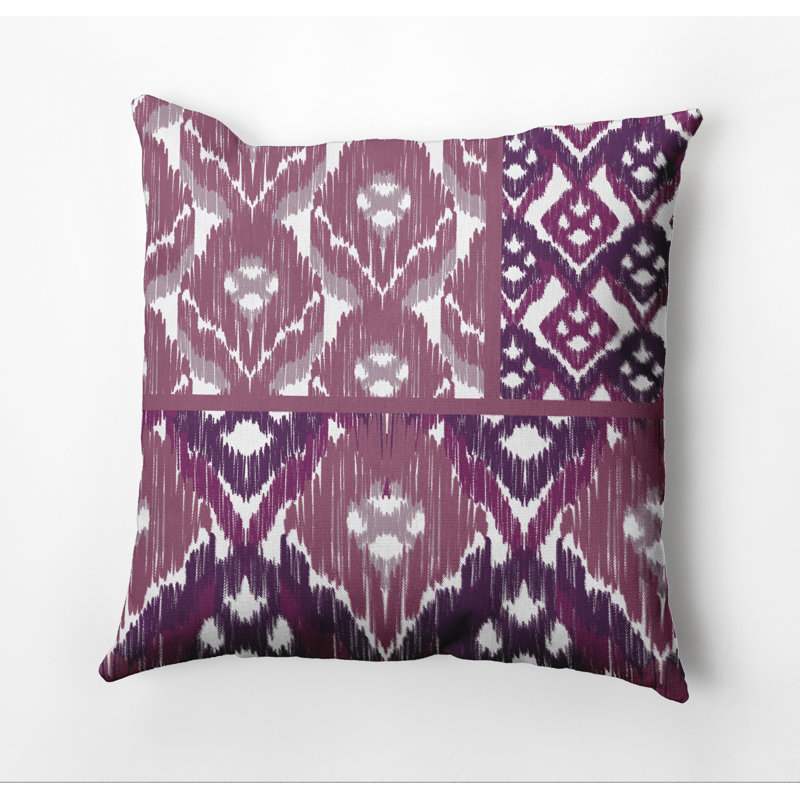 Housse et insert de coussin extérieur d'extérieur, H 20 po x l 20 po, Violet