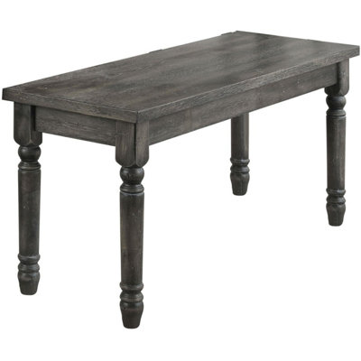 Brindle Weathered Gray Bench