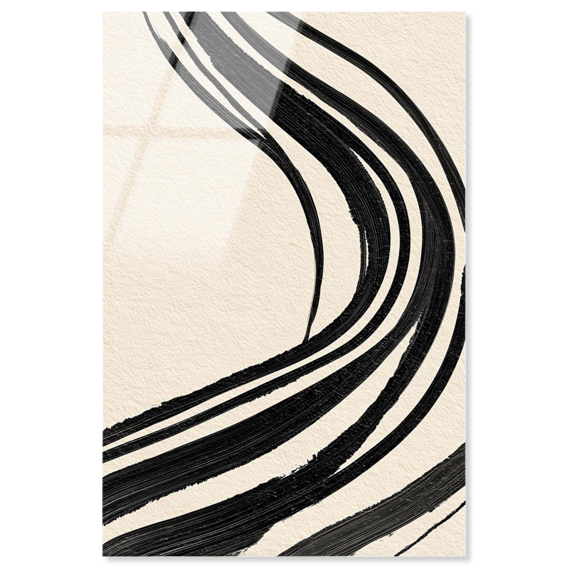 Décoration murale moderne à imprimé acrylique Minimalist's Mark II par Art Remedy, prête à être suspendue, 20 x 30