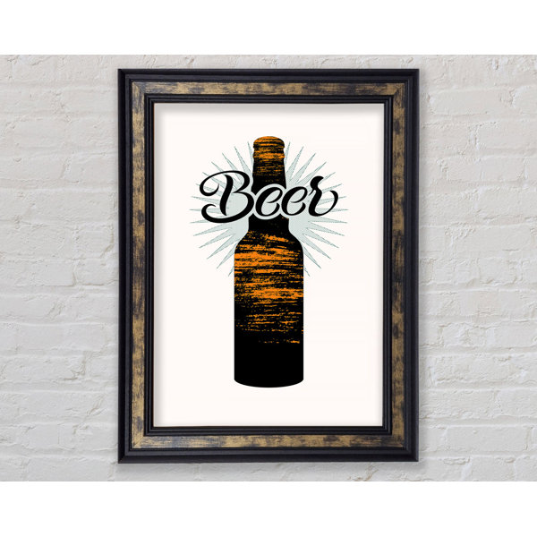Beer Picture Frame Ebern Designs Beer Time 1 - Single Picture Frame Art Prints | Wayfair.co.uk