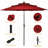 120 " W Octagonal Tilt and Adjustable Height Market Umbrella with Manual Lift-70491661