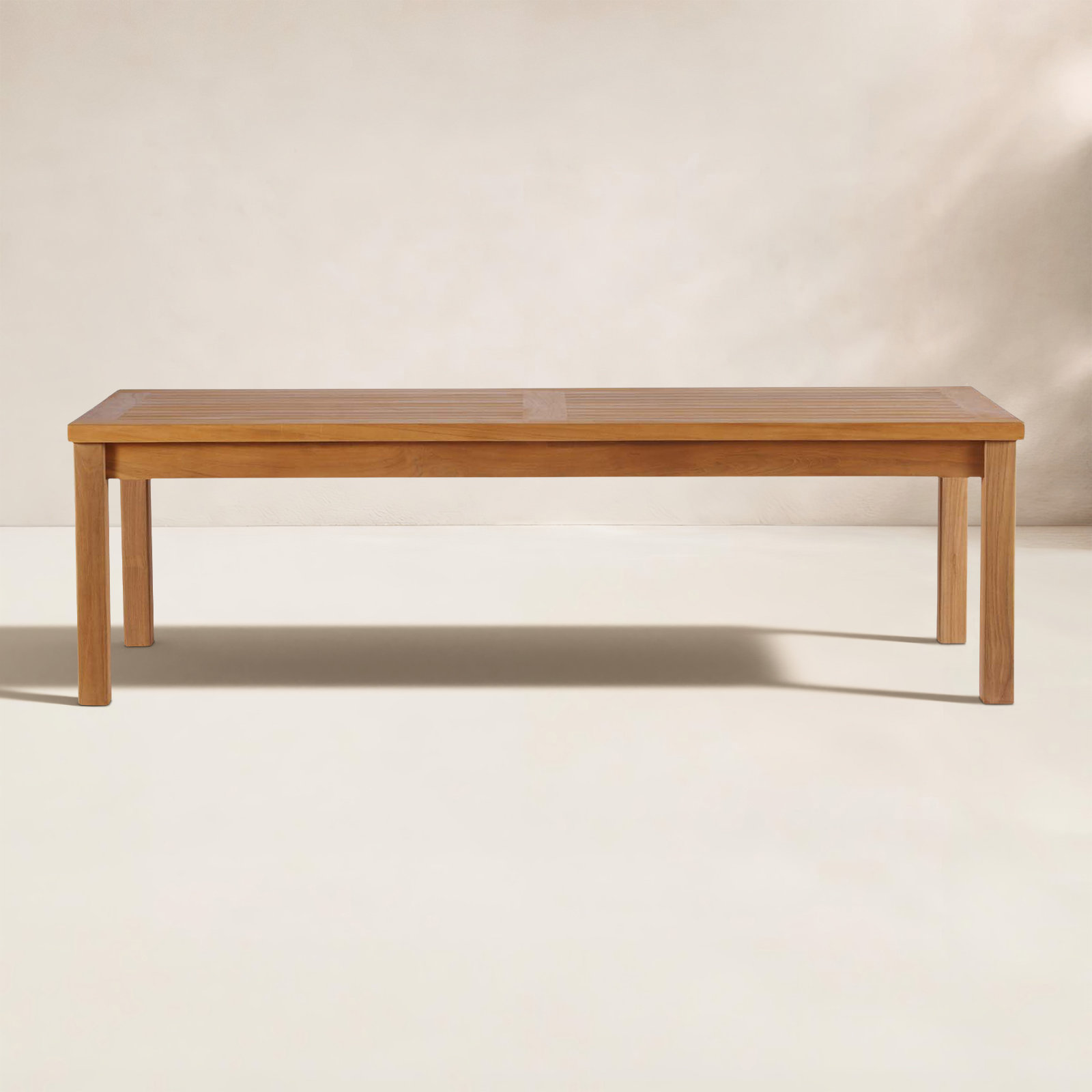 Upland 59" Teak Patio Table