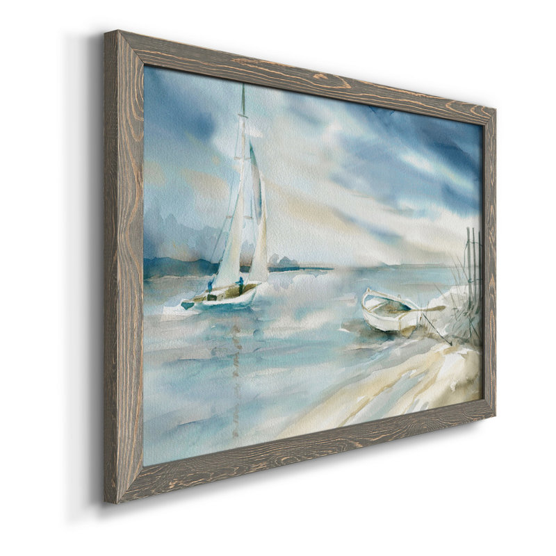 Voile subtile - Peinture sur toile encadrée, Érable, H 31 po x l 44 po x P 1 po