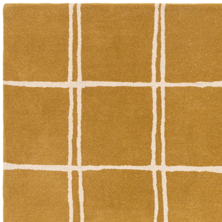 Lesia Geometric Wool Hand Woven Area Rug