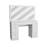 Mirsad White 7-Drawer Makeup Vanity Table - Elegant Dressing Table - W46.4"