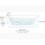 Stargaze® Freestanding 72" x 36" Soaking Bathtub-284263139