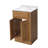 Rhiamon 19'' Single Bathroom Vanity with Cultured Marble Top