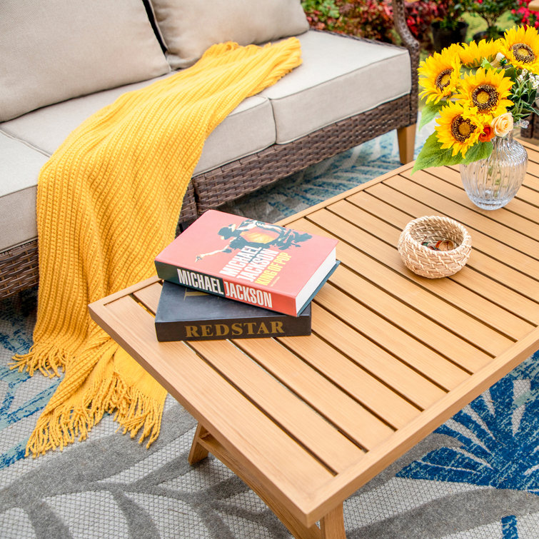 Romil Rectangular Outdoor Coffee Table