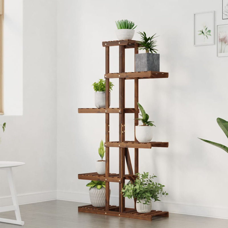Pugmire Plant Stand, Carbonized Brown