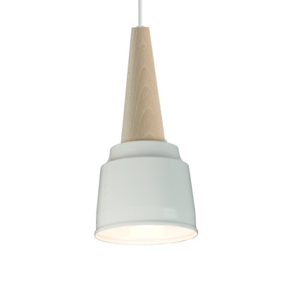 Rushden 1 - Light Wood Single Pendant