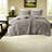 Luxurious Gray Faux Fur Bedding Sets, Soft Comforter For Home