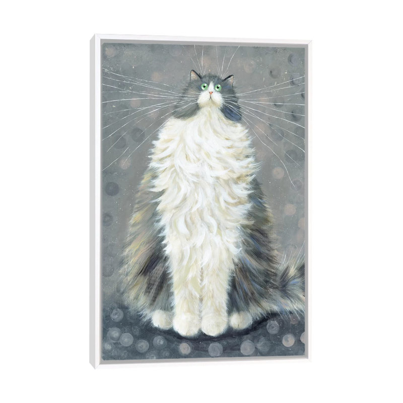 Foggy 1 Piece Wall Art on Canvas, 101.6 cm H x 66.04 cm W, White Framed