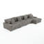 4 Seater Sectional-129546177