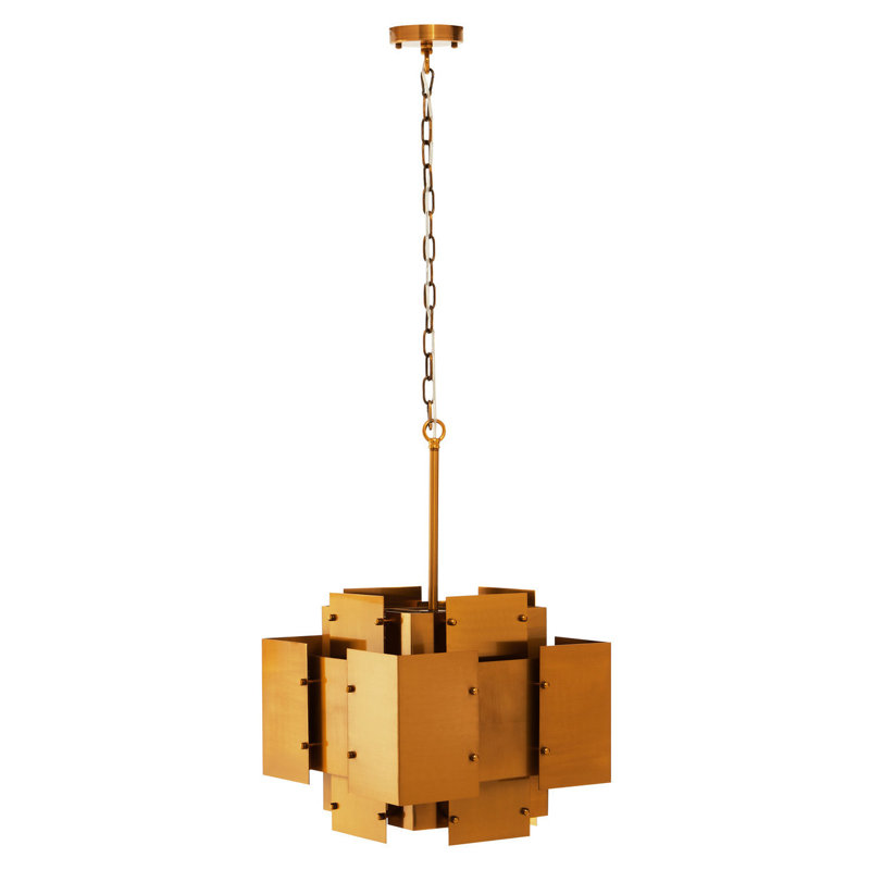 Amott 4 - Light Brass Pendant