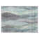 Machine Washable Indoor/Outdoor Xhevrie Teal Rug
