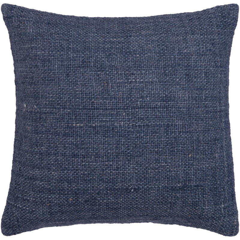 Gammie Reversible Throw Pillow, Blue, Polyester, 20"H x 20"W