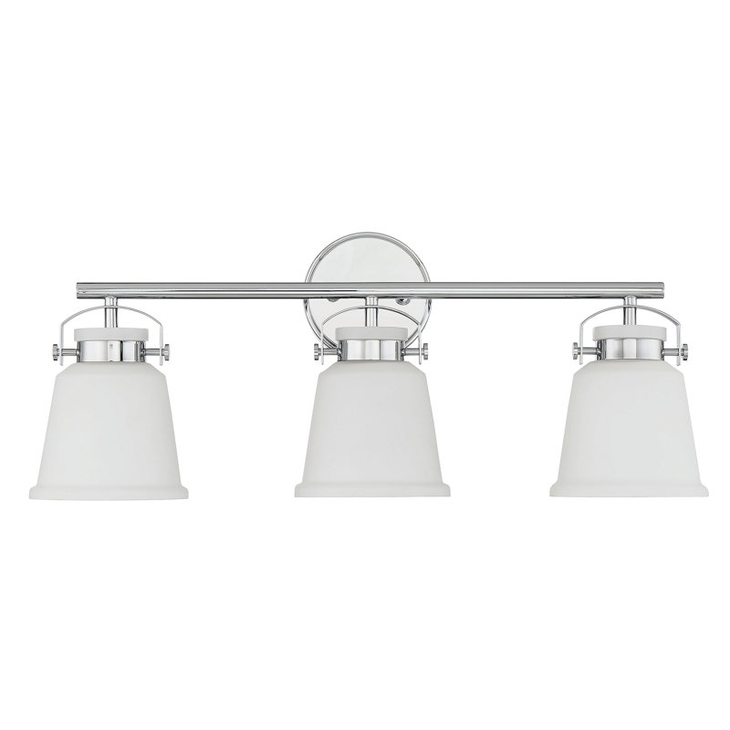 Gleanarm 2-Light Bathroom Vanity Light In Black, Black, 2 Lights, 10.5" H x 16" W x 16" D
