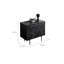 Commode d'appoint en bois massif Light Luxury