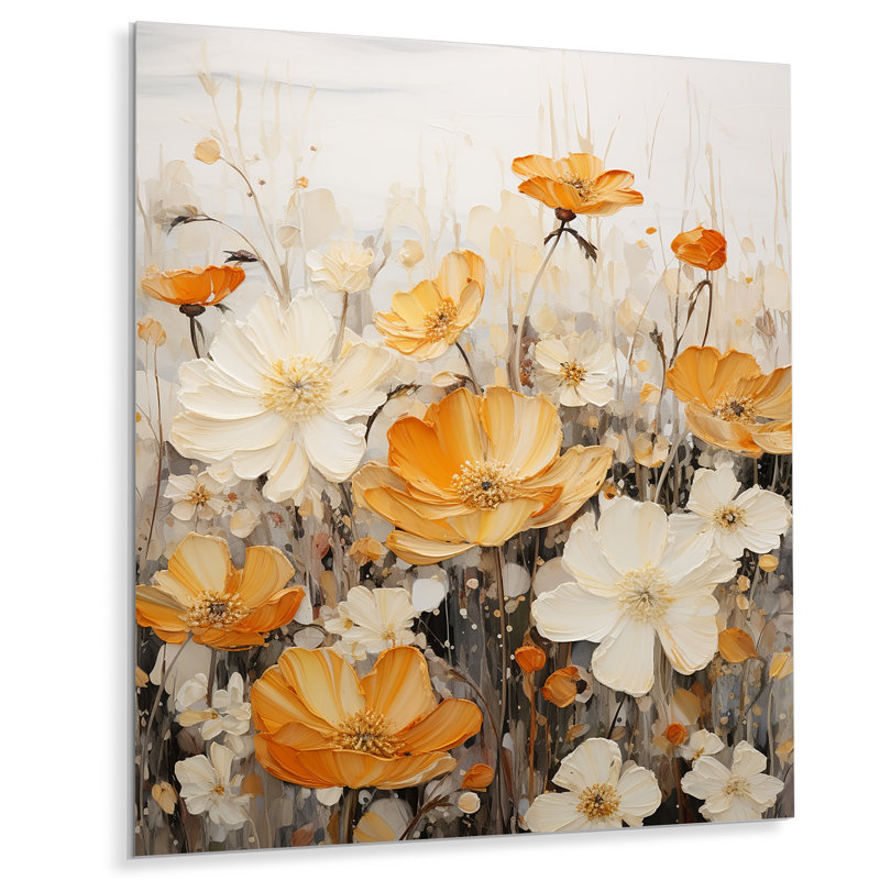 " Minimalism Yellow Flower Collage ", 20" H x 12" W x 1" D