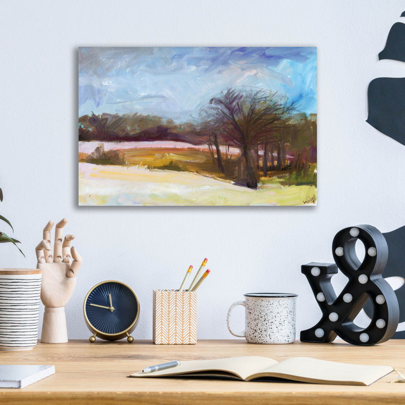 Winston Porter «Winters Day» par Linda Nickell, art mural en verre acrylique, ACR-36123, H 12 po x l 16 po x P 0,13 po
