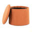 Repose-pieds contemporain pliant avec rangement en polyester-1968724738
