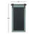 Wood Sliding Barn Door Inspired Chalkboard Sign Blue Wall Decor