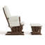 Fauteuil oscillant avec repose-pieds Hoop-1724015301