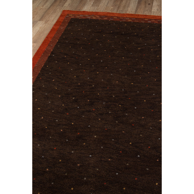 Maben Wool Polka Dots Indoor Rug, Runner 2'6" x 8'