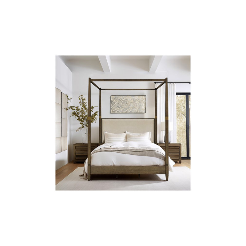 Canopy Bed Queen Brown See Below