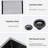 23-Inch Gunmetal Black Kitchen Sink, 16 Gauge T304 Nano Stainless Steel Undermount, 10-Inch Deep, R10 Rounded Corners, Coating For Condensation, 3Mm Rubber Pad, With Drying Rack And Pack Clips 23"