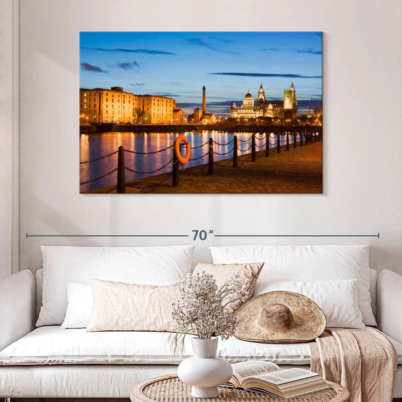 Albert Dock Waterfront, 32" H x 48" W