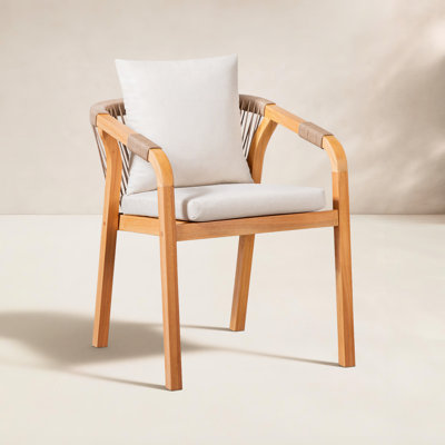 Bex Stackable Eucalyptus Patio Armchair