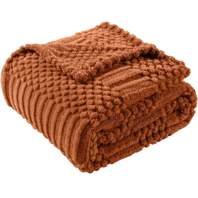 Blanket Made Of Soft Fluffy Wool Fleece, Cute And Stylish, Fits Multiple Home Scenes And All Seasons.