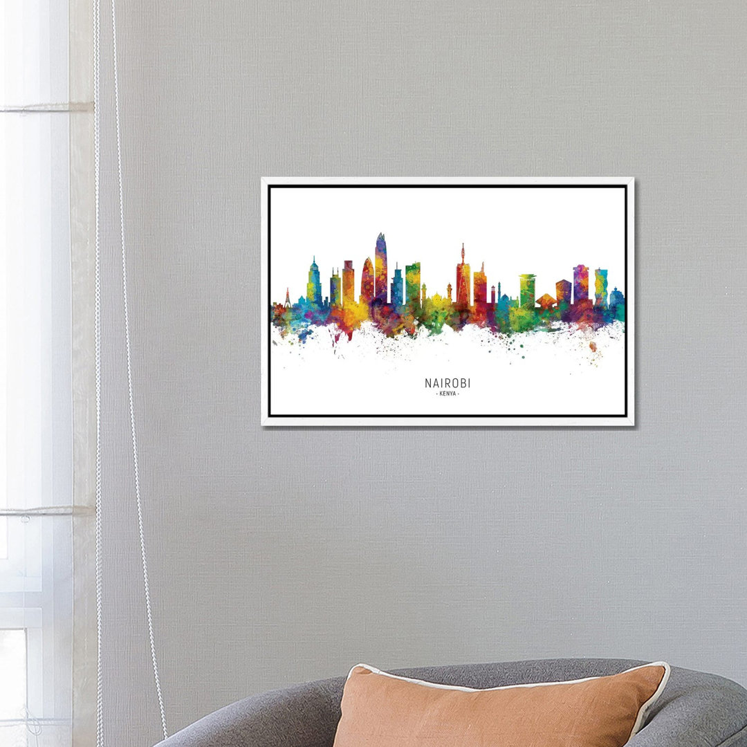 Nairobi Kenya Skyline by Michael Tompsett - Print on Canvas